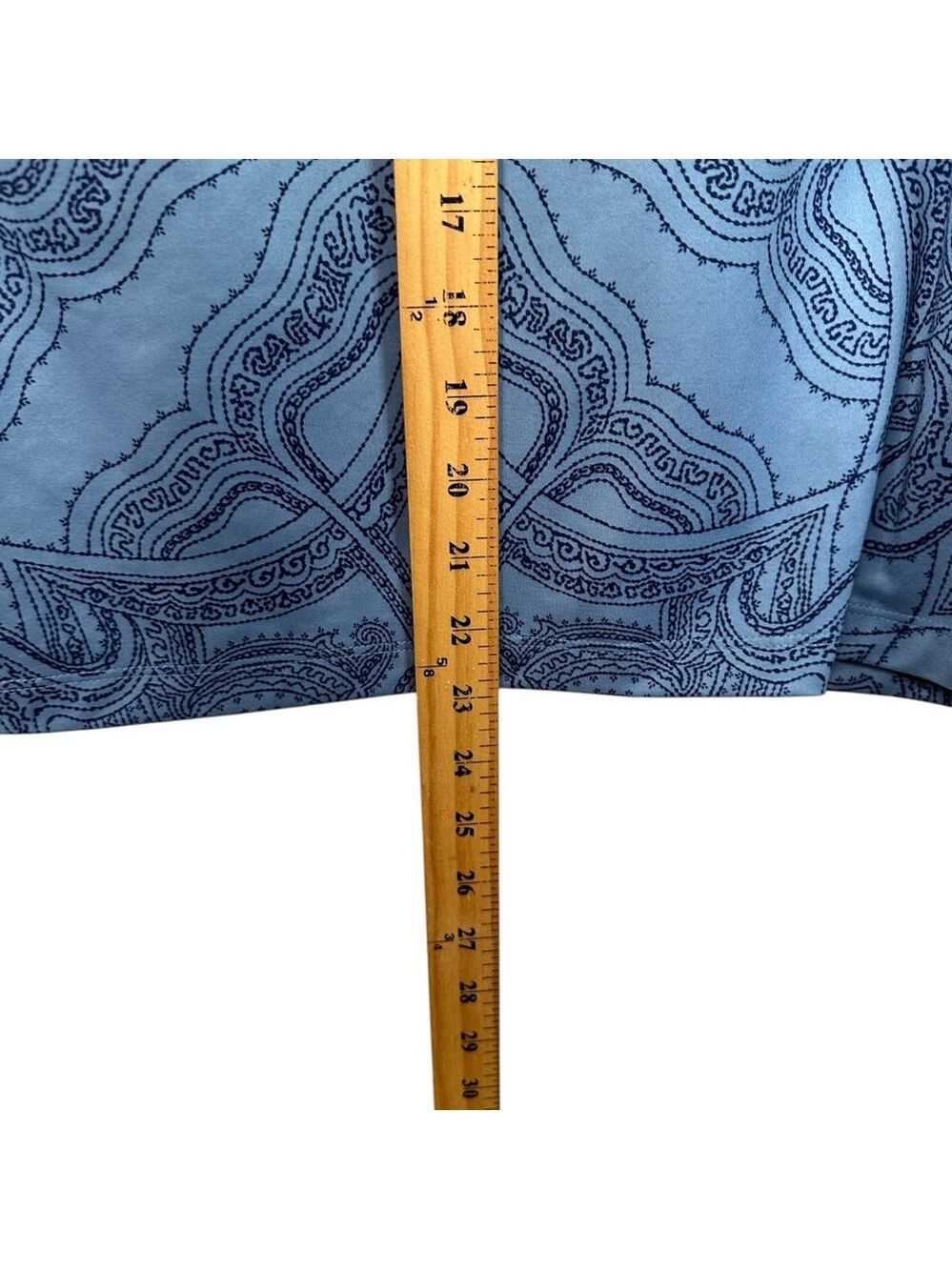 Patagonia Bandha Top Raja Railroad Blue Yoga Tank Shelf Bra Paisley Large - Picture 8 of 10
